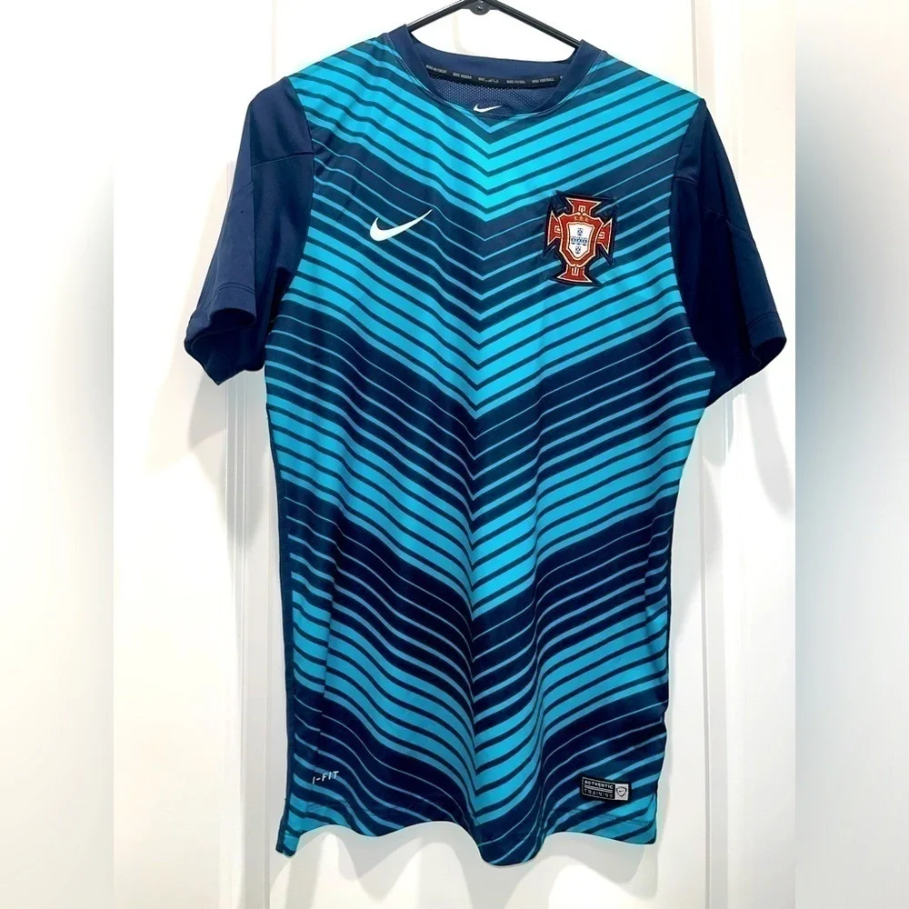 Nike Dri Fit Portugal National Soccer team Authentic training jersey - Picture 1 of 3